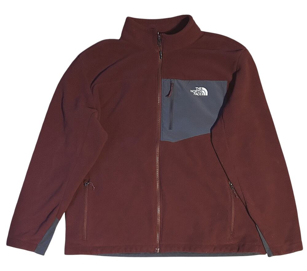 The North Face Chimborazo Full Zip Fleece Men's Burgundy Jacket 2XL140